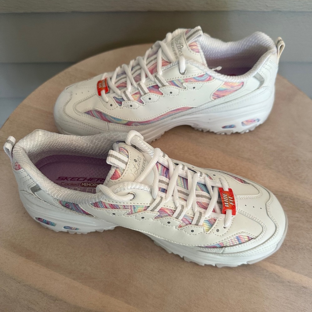 Skechers D'Lites Whimsical Dream Womens Sneakers Size 11 Chunky Memory Foam - Picture 6 of 12